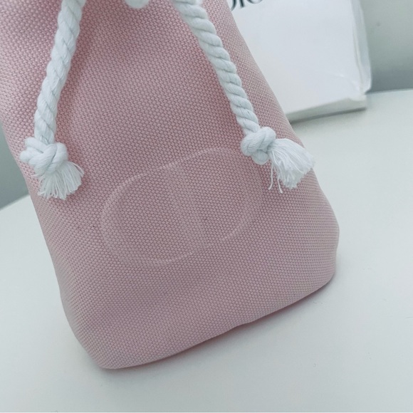 DIOR Beaute CD Logo Cosmetic Makeup Pouch (Pink) - Picture 2 of 9